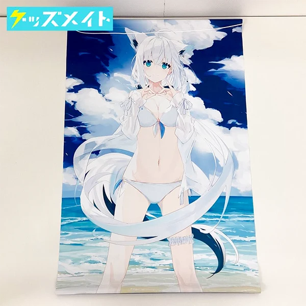 ホロクル5th Vtuber 白上フブキ水着B2タペストリー /